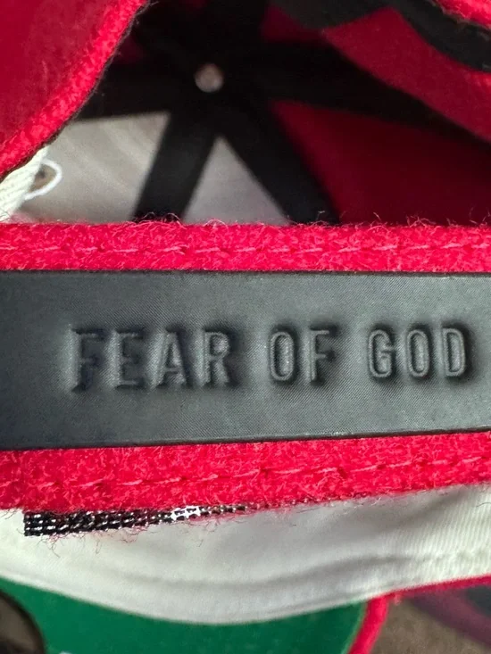 Red Fear of God New Era Kansas City Monarchs 9FORTY Baseball Cap - Picture 3 of 5